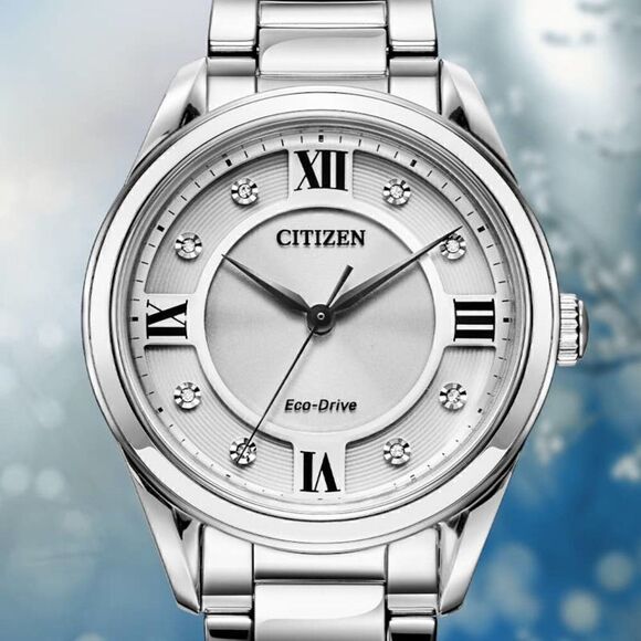 Ladies' Citizen EcoDrive Diamond NWT - Picture 2 of 5